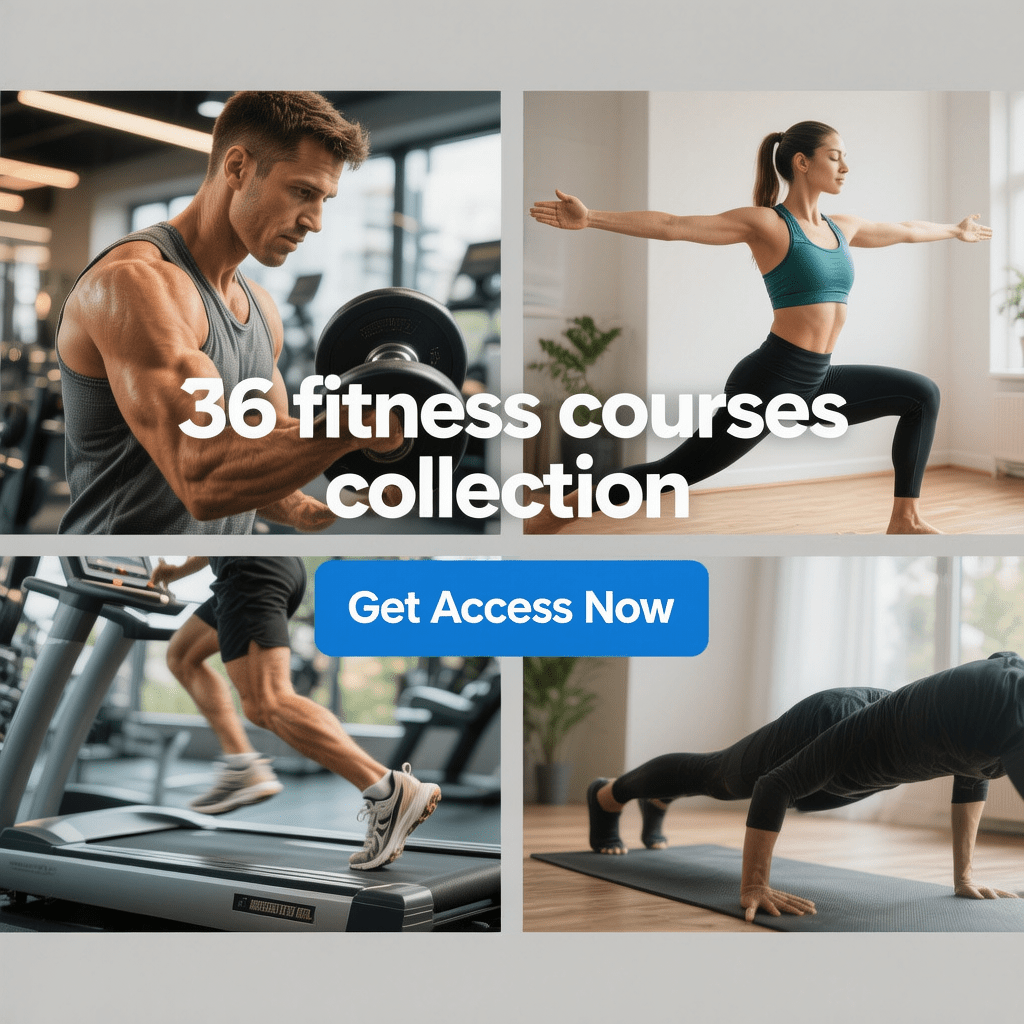 Collection of 36 Fitness Courses with PLR & MRR Rights