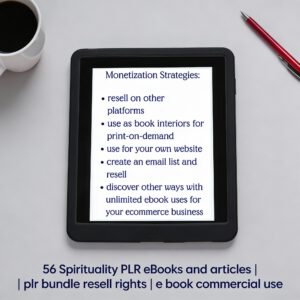 56 PLR eBooks and Articles on Spirituality