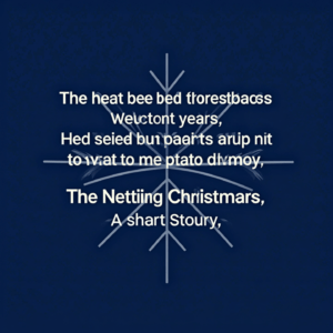 A Short Story: The Night Before Christmas