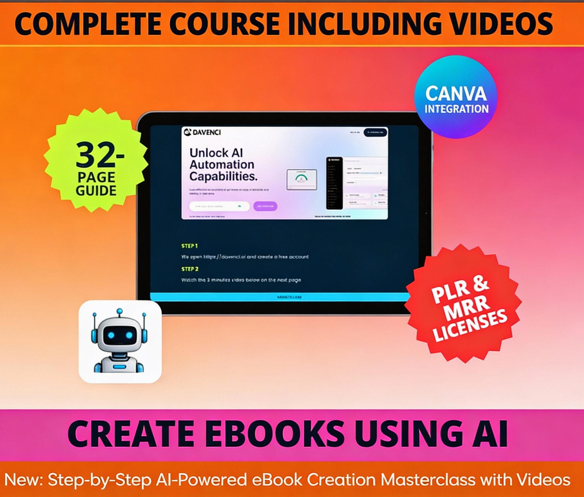 AI-Powered Complete eBook Generation