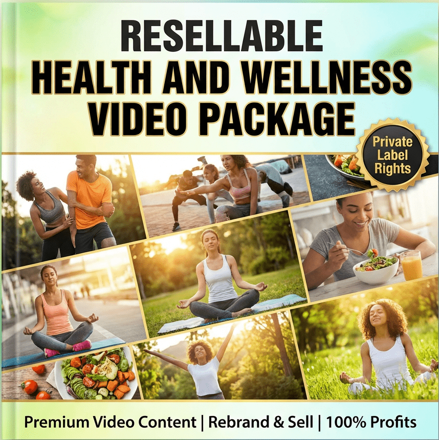 Resellable Health and Wellness Video Package