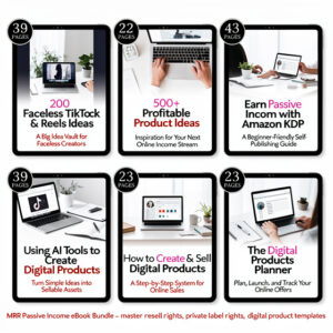 Passive Income eBook Bundle with Master Resell Rights