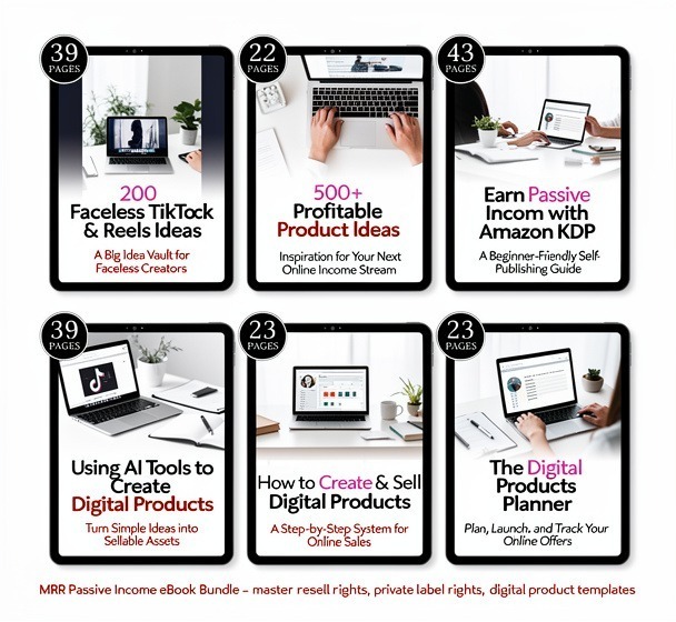 Passive Income eBook Bundle with Master Resell Rights - Image 4