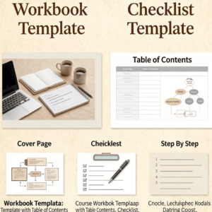Templates for eBooks, Course Workbooks in Canva: How to Make an eBook