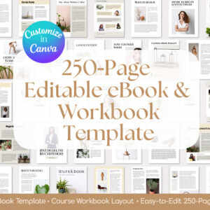 Templates for eBooks, Course Workbooks in Canva: How to Make an eBook