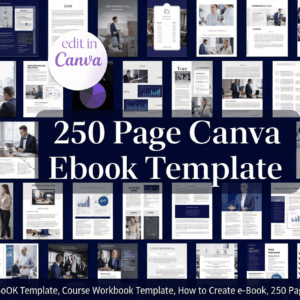 Templates for eBooks, Course Workbooks in Canva: How to Make an eBook