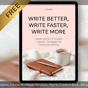 Templates for eBooks, Course Workbooks in Canva: How to Make an eBook