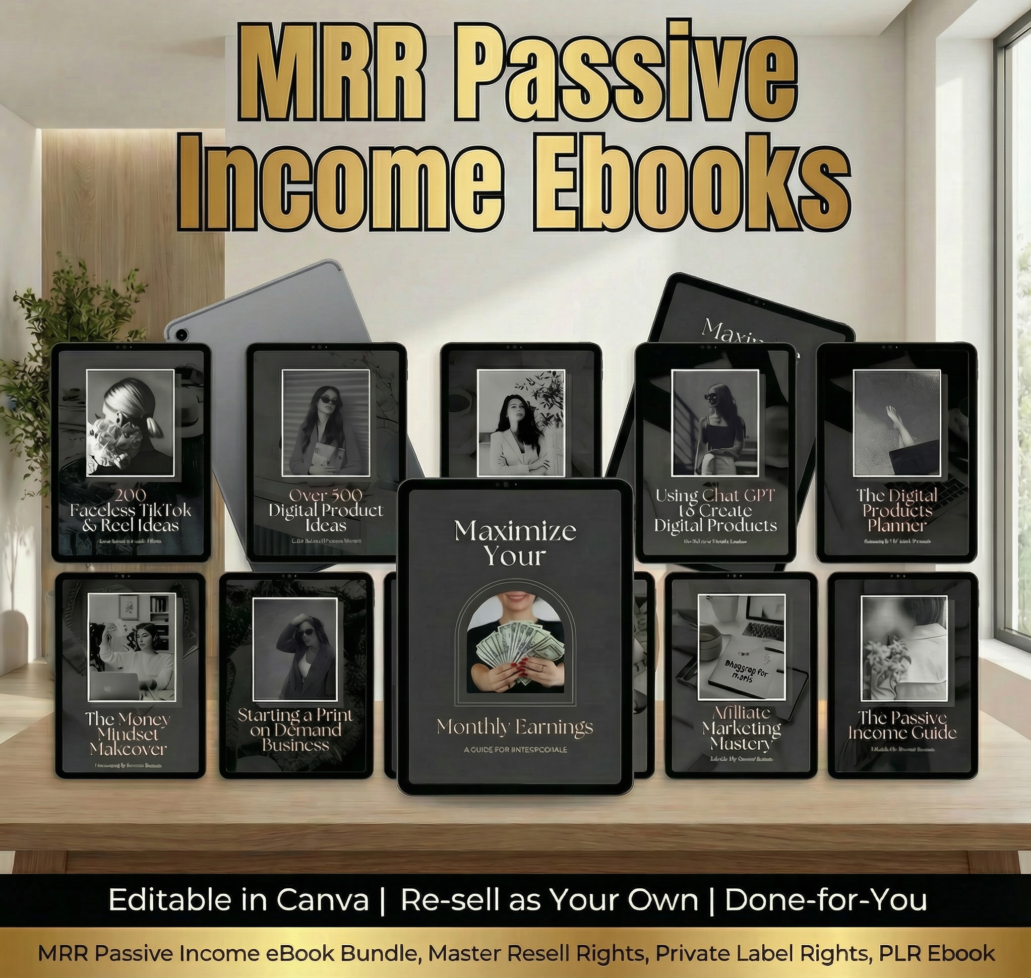 Passive Income eBook Bundle with Master Resell Rights
