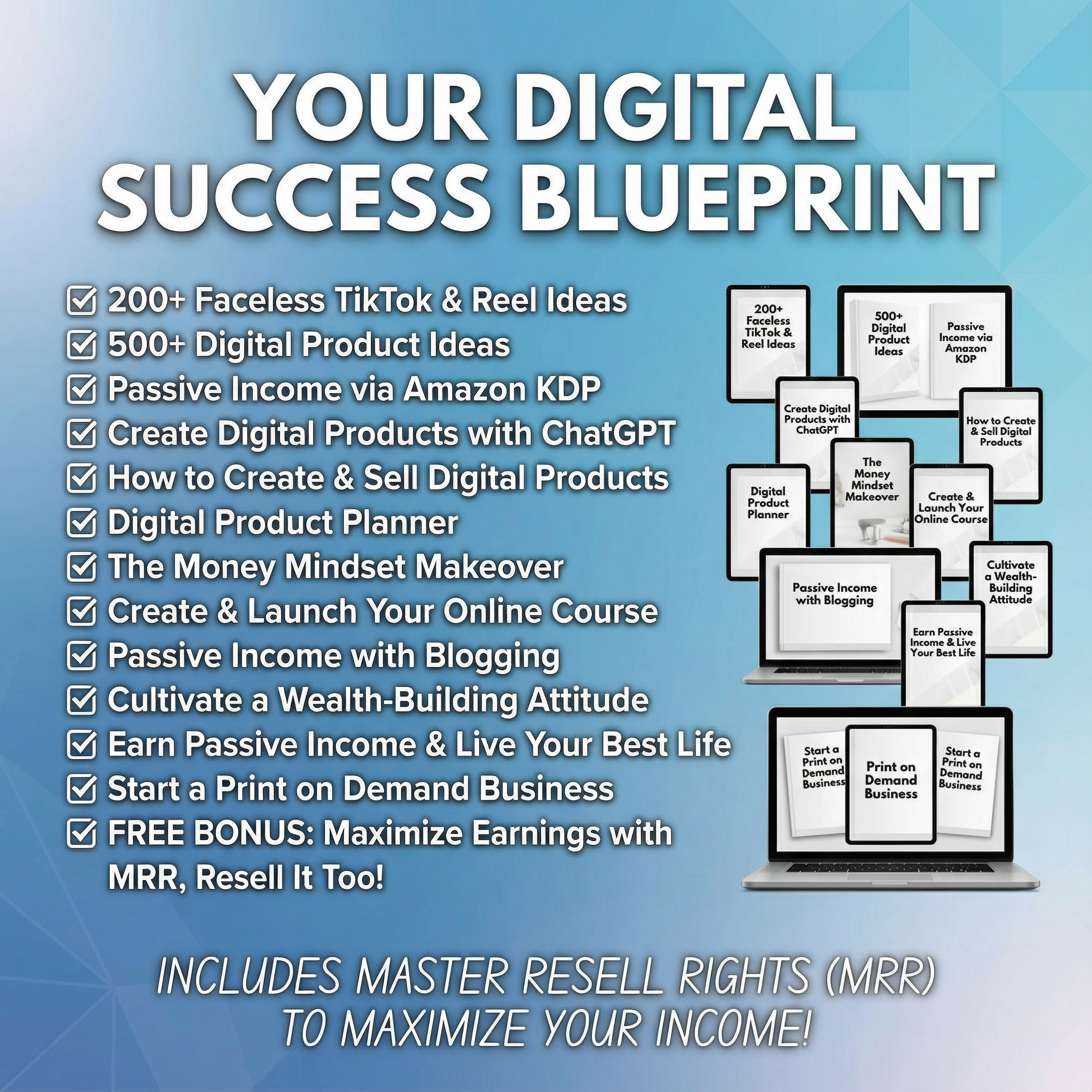Passive Income eBook Bundle with Master Resell Rights - Image 3