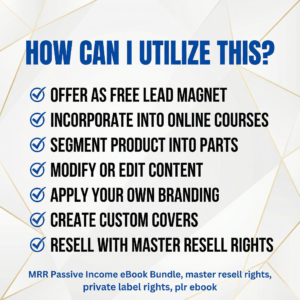 Passive Income eBook Bundle with Master Resell Rights