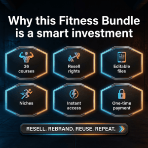 Collection of 36 Fitness Courses with PLR & MRR Rights