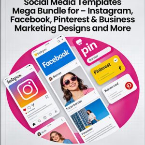 +3500 Editable Canva Social Media Templates