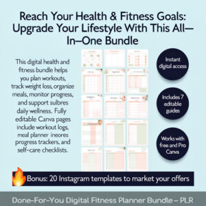 PLR eBook Bundle: Fitness,health